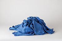 New 100% Cotton Blue Huck Towels - 2